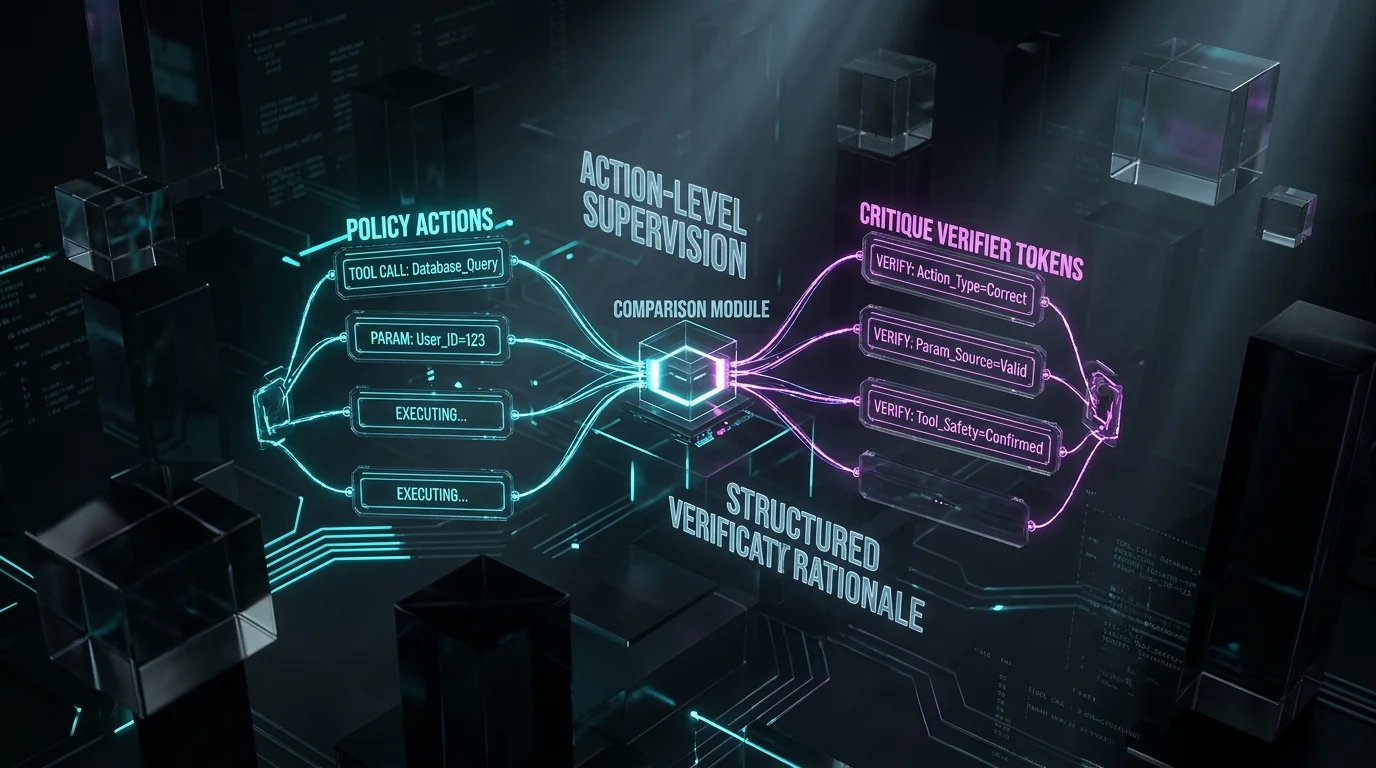 Structured Verification Rationale & Action-Level Supervision