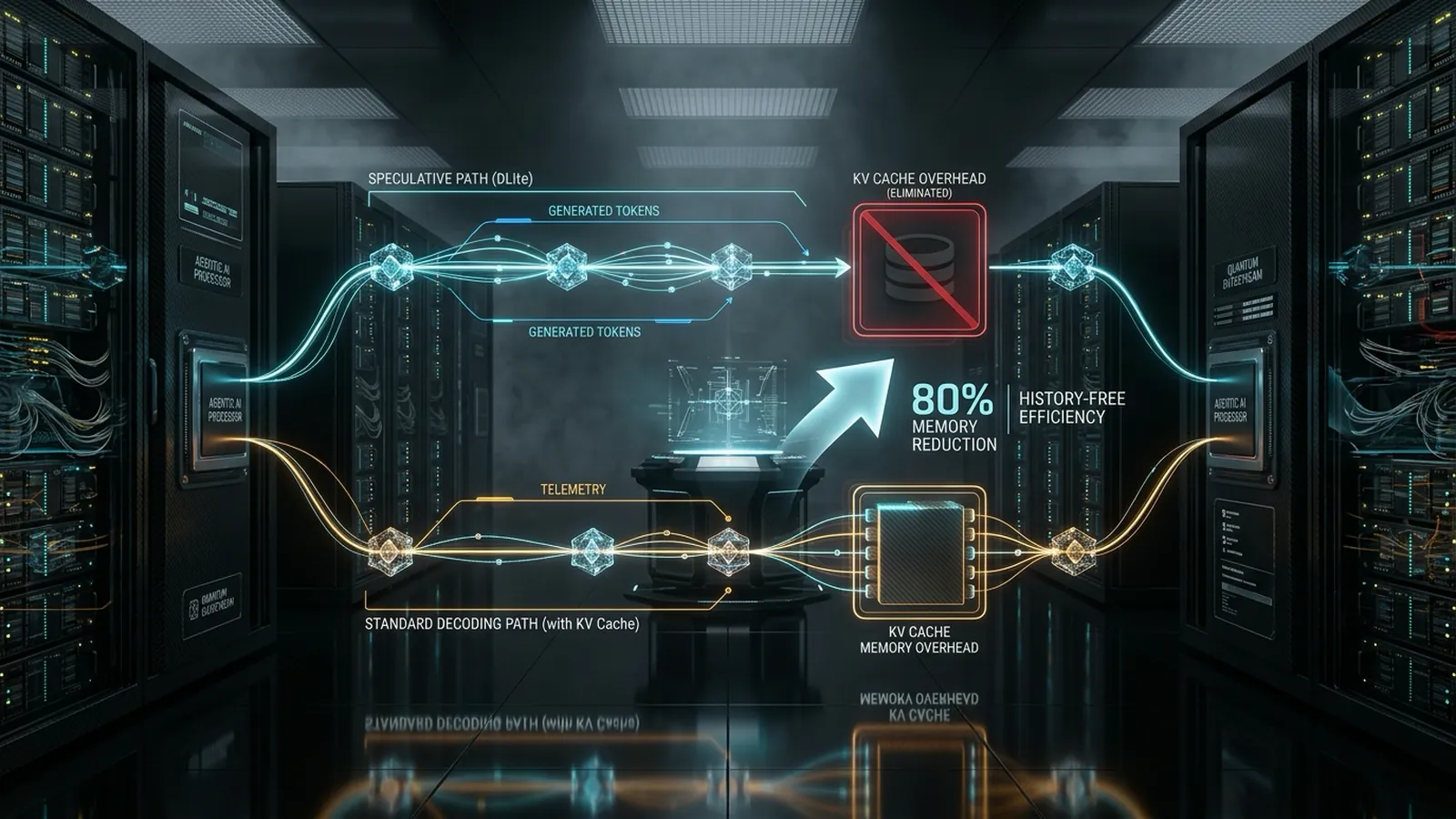 Arsitektur DLite History-Free Speculative Decoding untuk Agentic AI